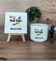 Mali İşler Müdürü Hediye Seti Kupa Bardak T Kulplu ve Dekoratif Taş Mali İşler Müdürüne Hediye (Model 6)