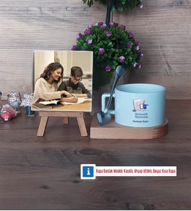 Matematik Öğretmeni Fotoğraflı Dekoratif Taş, Kupa Bardak Beyaz HediyeÖğretmenler Günü Hediyesi (Model 8)