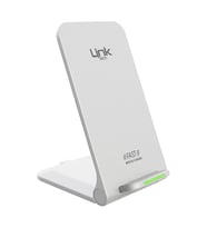 LİNKTECH W515 15W Type-C Masaüstü Wireless Şarj Aleti & Telefon Tutacağı (Beyaz)
