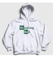 Presmono Unisex Gri Logo Breaking Bad Kapüşonlu Sweatshirt 185290tt (Beyaz)