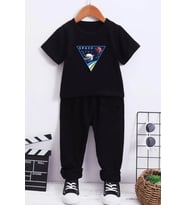 Çocuk Space Alt - Üst Eşofman Takımı (Siyah)