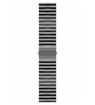 Samsung Galaxy Watch 4 5 6 7 FE 40 40 44 Classic 42 43 46 47 mm Kordon Şeffaf Ba (Siyah)
