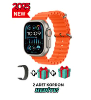 Akıllı Saat Watch ULTRA2 49MM Kordon Hediyeli - Son Versiyon (Turuncu)
