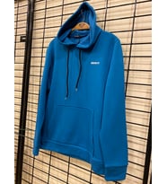 Süperlife Kapşonlu Uzun Kollu Baskılı Dar Kalıp İnce Erkek Sweatshirt SPR 2019K61 (Petrol Mavisi)