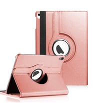 Microsonic Apple iPad 11'' 2018 (A1980-A2013-A1934-A1979) Kılıf 360 Dönerli Stand Deri (Rose)