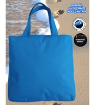 SEVBAGS SU GEÇİRMEZ PLAJ ÇANTASI KUMSAL 40X40 (Mavi)