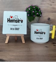 Hemşire Hediye Seti Kupa Bardak T Kulplu ve Dekoratif Taş Tıp Bayramı Hemşireler Günü Hediyesi (Model 5)