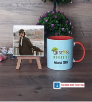 Orman Mühendisi Fotoğraflı Dekoratif Taş, Kupa Bardak Beyaz Hediye (Model 13)