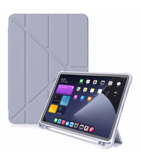 Apple iPad 9. Nesil 10.2 Kılıf Kalem Bölmeli Trifolding Case A2602 A2603 A2604 A