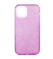 Apple iPhone 12 Pro Max Kılıf Zore Shining Simli Silikon Kılıf (Mor)