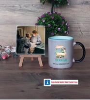Cerraha Hediye Fotoğraflı Dekoratif Taş, Kupa Bardak Beyaz Hediye (Model 9)