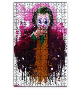 Cakapuzzle Joker Suluboya Çalışması Puzzle Yapboz MDF (Ahşap) (1000 Parça)