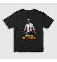 Presmono Unisex Çocuk Beyaz Cover Pubg T-Shirt 30250tt (Siyah)