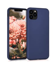 Microsonic Matte Silicone Apple iPhone 11 Pro Max (6.5'') Kılıf (Lacivert)