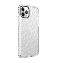 iPhone 11 Pro Kılıf Zore Buzz Köşeleri Airbagli Prizmatik Tasarım (Beyaz)