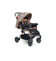 4 Baby Olympus Gold Çift Yönlü Bebek Arabası (Kahverengi)