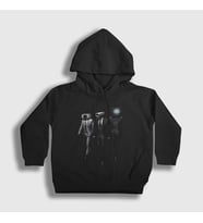 Presmono Unisex Çocuk Beyaz Alliance Skibidi Toilet Kapüşonlu Sweatshirt 479061tt (Siyah)
