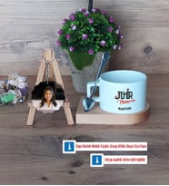 Şehir Plancısı Kupa Bardak Beyaz ve Fotoğraflı Ahşap Anahtarlık Hediye (Model 8)