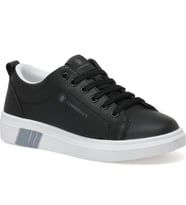 Lumberjack Tina 3Fx Rahat Taban Cilt Kadın Sneaker (Siyah)
