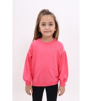Toontoy Kız Çocuk Sweatshirt (Fuşya)