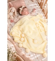Pabteks Bebek/Çocuk Battaniyesi (Krem)
