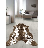 Dijital Baskılı Kaymaz Taban Yıkanabilir Lazer Kesim Salon Halısı Yolluk NLZR-SD-51 (Çok Renkli)