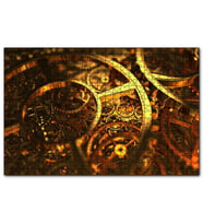 Cakapuzzle İçiçe Altın Çarklar  Puzzle Yapboz MDF (Ahşap) (500 Parça)