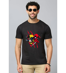 Xmen Deadpool Film T-shirt (Siyah)