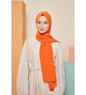 LARİSSA SCARF MEDİNE İPEĞİ ŞAL (Turuncu)