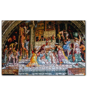 Cakapuzzle Tarihi Bina Duvar Resmi  Puzzle Yapboz MDF (Ahşap) (1000 Parça)