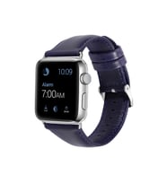 E2M APPLE WATCH 38-40MM KRD-10 DERI KIRMIZI KORDON (Lacivert)