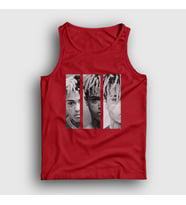 Presmono Unisex Sarı Three XXXTentacion Atlet 49265tt (Kırmızı)
