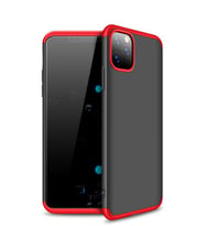 Microsonic Apple iPhone 11 Pro Max (6.5'') Kılıf Double Dip 360 Protective (Kırmızı)