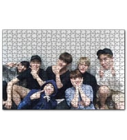 Cakapuzzle BTS Kore Pop Gülümseyen Yüzler  Puzzle Yapboz MDF (Ahşap) (1000 Parça)