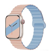 Samsung Galaxy Watch Gear S2 3 41mm 42mm Active 2 40mm 44mm Kordon Double Color (D.Mavi)