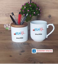 Hekim Kalemlik, Kupa Bardak T Kişiye Özel Hediye (Model 8)