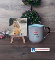 Anestezi Uzmanı Fotoğraflı Dekoratif Taş, Kupa Bardak Beyaz Hediye Anestezi Uzmanına Tıp Bayramı Hediyesi (Model 10)