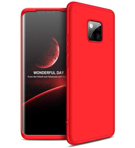 Huawei Mate 20 Pro Kılıf Zore Ays Full Koruma Kılıf (Kırmızı)