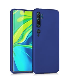 Microsonic Matte Silicone Xiaomi Mi Note 10 Pro Kılıf (Lacivert)