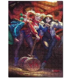 Cakapuzzle Harley Quinn Joker Kızlar Görseli Puzzle Yapboz MDF (Ahşap) (1000 Parça)
