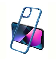 Apple iPhone 13 Pro Kılıf Zore Krom Kılıf (Mavi)
