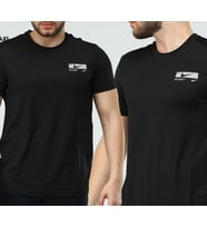 Nike EF-4226 Erkek Polyester Mesh Battal Beden T-Shirt (Siyah)