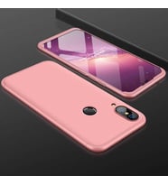 Huawei P20 Lite Kılıf Zore Ays Full Koruma Kılıf (Rose)