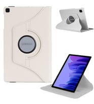 Lenovo Tab M7 7 inç Döner Standlı Tablet Kılıfı (Beyaz)