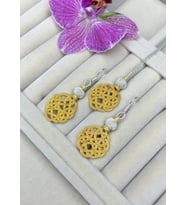 Gümüş Kazaziye Aşk Düğümü Kolye Küpe Set : Gümüş-Altın : Beyaz : Gümüş : Siyah-Gümüş : Siyah-Altın (Altın-Gümüş)