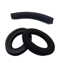 Sennheiser HD598 HD598 Cs HD598SE HD 598 SR HD518 HD558 HD595 HD599 HD569 HD579 Uyumlu Kulaklık Pedi ve Kafa Bandı (Siyah)