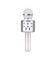 C-8501 Sihirli Bluetooth Karaoke Mikrofon Usb Kart Girişi Türkçe Seslendirmeli (Gri)