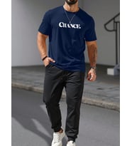 Unisex Chance Baskılı Eşofman Takımı (Lacivert)