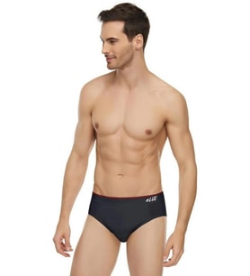Tutku Elit Erkek Likralı İnce Bel Kemerli Slip Külot 1351 - 9 Adet (Siyah)