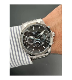 Ferrucci Çelik Fonksiyonları Aktif Takvimli Spor Model Erkek Kol Saati (Metal)
